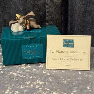 WDCC Dumbo & Timothy Mouse "When I See an Elephant Fly" Figurine Ornament BoxCOA